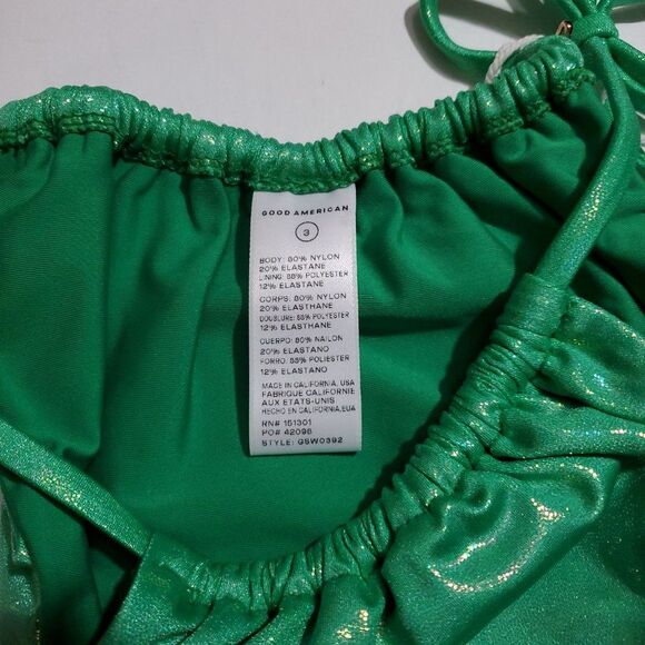 Green Tie-Side Bikini Bottom - Picture 6 of 8